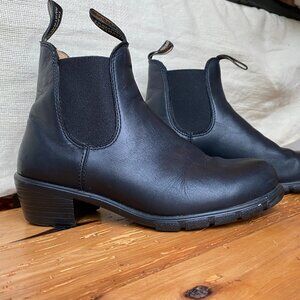 Blundstone Womens Black Heeled Boots 1671 Sz 8.5/38.5